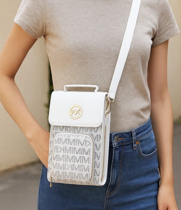 215- CROSSBODY DOBLE CIERRE TIPO "MICHAEL KORS ". (1 PZA) - Imagen 5