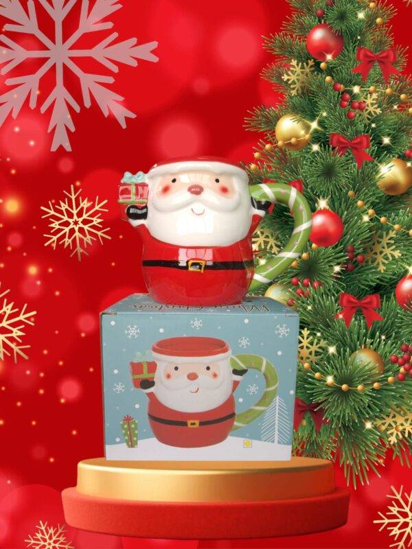 TCB65 - TAZA NAVIDEÑA DE SANTA CLAUS (1 PZA)