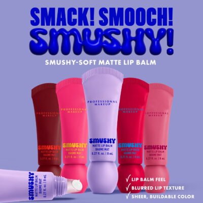 25P800- MATTE LIP BALM "SMUSHY". (SERIE DE 6 COLORES)