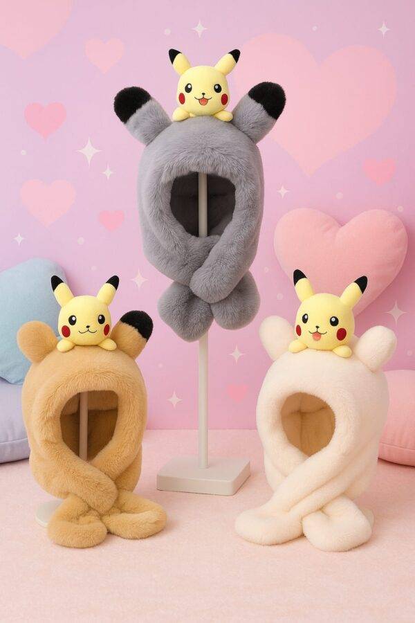 HMTW4- GORRO PIKACHU PREMIUM - (1 PZA)