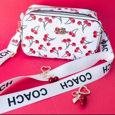 982-2001 - CROSSBODY/CARTERA CON DOBLE CIERRE x "COACH" (1 PZA)