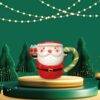 TCB65 - TAZA NAVIDEÑA DE SANTA CLAUS (1 PZA)