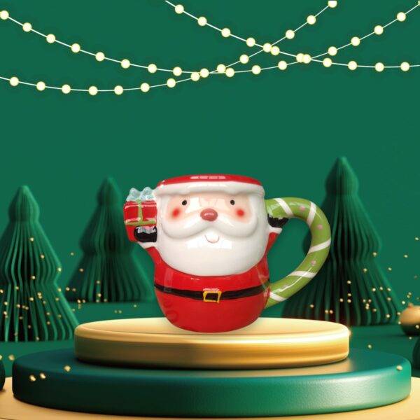 TCB65 - TAZA NAVIDEÑA DE SANTA CLAUS (1 PZA)