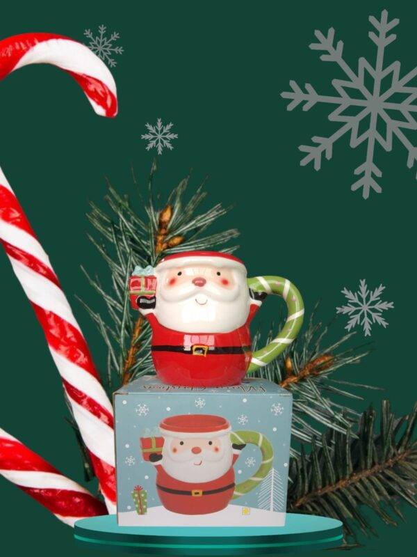 TCB65 - TAZA NAVIDEÑA DE SANTA CLAUS (1 PZA)