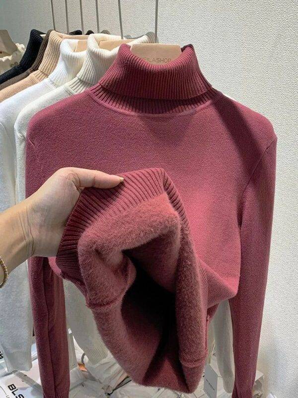 STT- SUÉTER POLAR PARA MUJER CUELLO ALTO. (1 PZA)