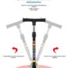 5261A - SCOOTER INFANTIL CON LUZ LED (1 PZA)