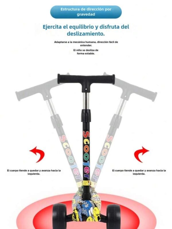 5261A - SCOOTER INFANTIL CON LUZ LED (1 PZA)