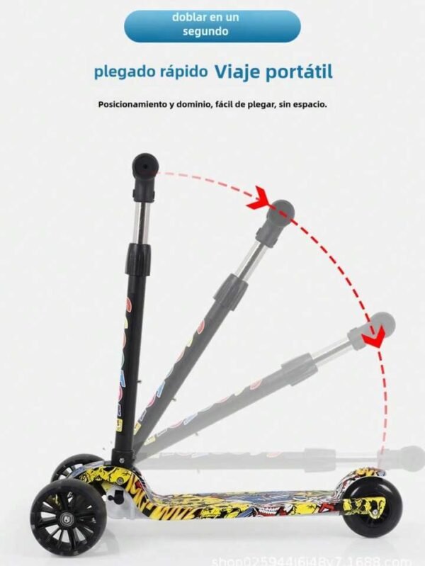 5261A - SCOOTER INFANTIL CON LUZ LED (1 PZA)