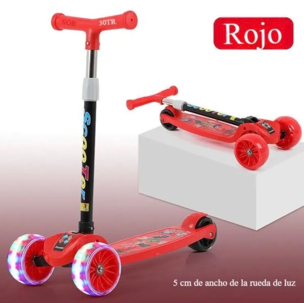 5261A - SCOOTER INFANTIL CON LUZ LED (1 PZA)