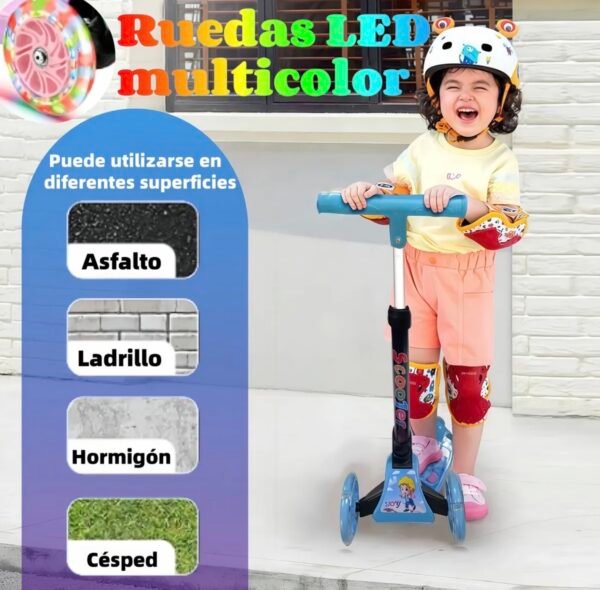 5261A - SCOOTER INFANTIL CON LUZ LED (1 PZA)