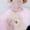 5288 - GORRO CON BUFANDA PARA BEBE x "CAPIBARA" (1 PZA)