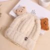 5288 - GORRO CON BUFANDA PARA BEBE x "CAPIBARA" (1 PZA)