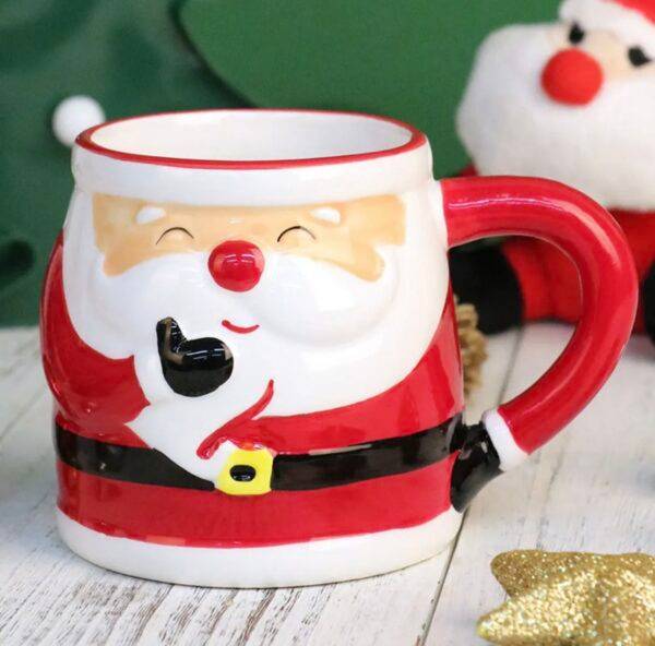 TCB65 - TAZA NAVIDEÑA DE SANTA CLAUS (1 PZA)