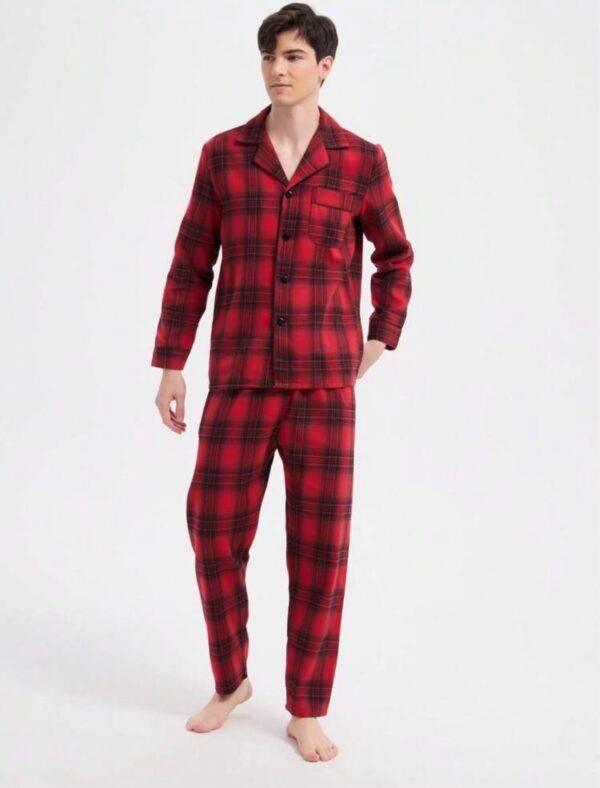 AP113 - PIJAMA NAVIDEÑA PREMIUM PARA HOMBRE (1 PZA)