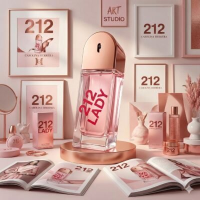 JH400-2 - PERFUME DE BOLSILLO "212" x "C.A.R.O.L.I.N.A  H.E.R.R.E.R.A PARA DAMA (1 PZA)