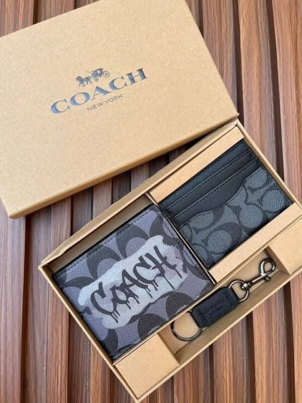 IMG_3721 S8103 - SET DE CARTERA x "COACH" PARA CABALLERO (1 SET)
