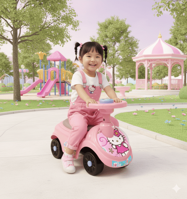 LU7894 - CARRO INFANTIL x "STITCH y HELLO KITTY" (1 PZA)
