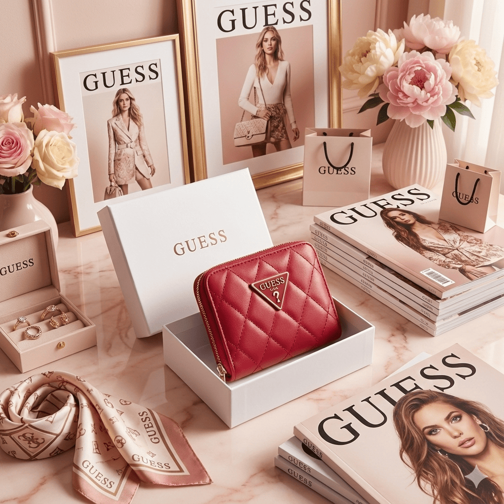 982-9093 – MONEDERO CON CAJA x «GUESS»  (1 PZA)
