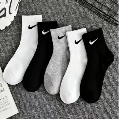 LU5453 - PAQUETE DE 5 PARES DE CALCETINES x "NIKE" (1 PAQUETE)
