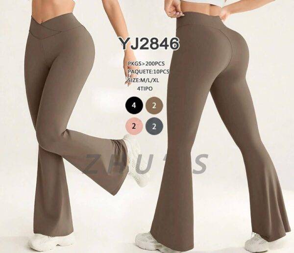 YJ4098 - LEGGING ACAMPANADO PREMIUM x "ZHU´S" PARA DAMA (1 PZA)
