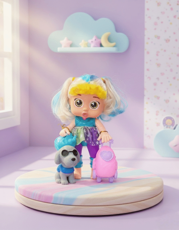 BH047 - MUÑECA "BABY" CON PERRITO (1 PZA)