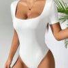 SEJ10855 - BODY CON MANGA CORTA PARA DAMA (1 PZA)