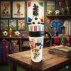 LU88305 - TERMO x "MUNDIAL 2026" CON MINI BALON DE FUTBOL (1 PZA)