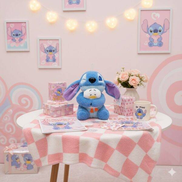 SS626 - PELUCHE KAWAII x "STITCH" CON PATITO (1 PZA)