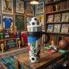 LU88305 - TERMO x "MUNDIAL 2026" CON MINI BALON DE FUTBOL (1 PZA)