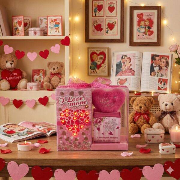 DM9087 - ARREGLO "LOVE MOM" CON LUZ LED (1 PZA)