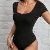 SEJ10855 - BODY CON MANGA CORTA PARA DAMA (1 PZA)