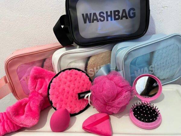 T5171 - KIT DE COSMETIQUERA CON ACCESORIOS DE SKIN CARE x "WASHBAG" (1 KIT)
