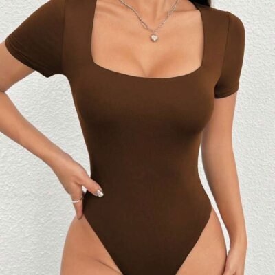 SEJ10855 - BODY CON MANGA CORTA PARA DAMA (1 PZA)
