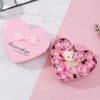 7637 - 🐻🌸CAJA METALICA EN FORMA 𝐂𝐎𝐑𝐀𝐙𝐎𝐍 𝐂𝐎𝐍 𝐎𝐒𝐎 𝐘 9 𝐑𝐎𝐒𝐀𝐒🌸🐻(1 PZA)