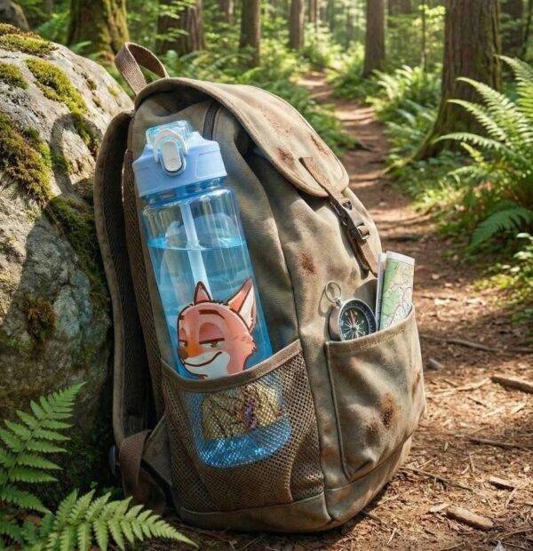LU88269 - VASO PASTEL/TRANSPARENTE x "ZOOTOPIA" (1 PZA)