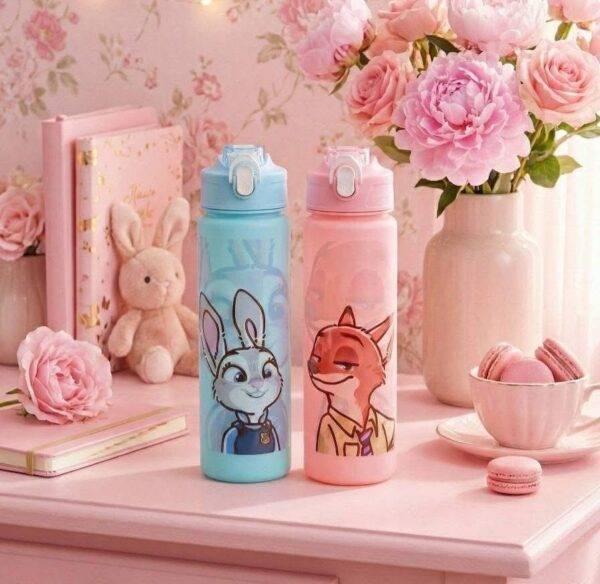LU88269 - VASO PASTEL/TRANSPARENTE x "ZOOTOPIA" (1 PZA)