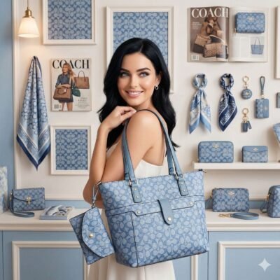 864-44 - BOLSA CON MUÑEQUERA x "C.O.A.C.H" (1 PZA)