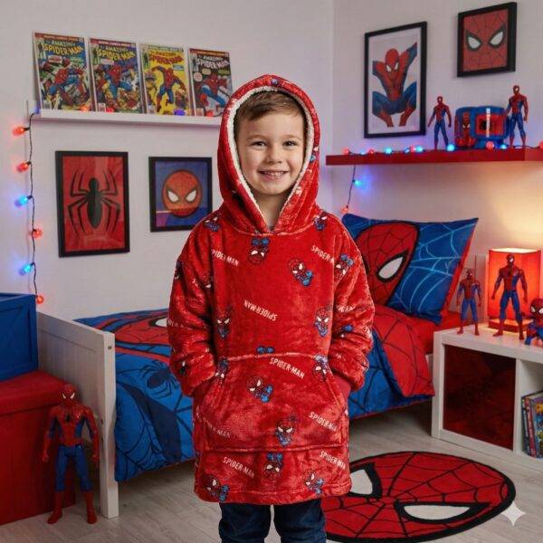 LU2276 - MAXISUDADERA PREMIUM "KIDS" x "STITCH y SPIDERMAN" (1 PZA)
