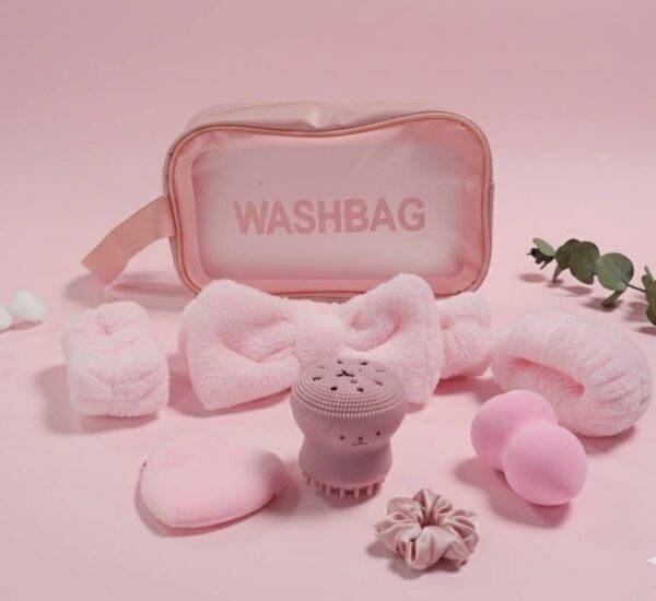 T5171 - KIT DE COSMETIQUERA CON ACCESORIOS DE SKIN CARE x "WASHBAG" (1 KIT)