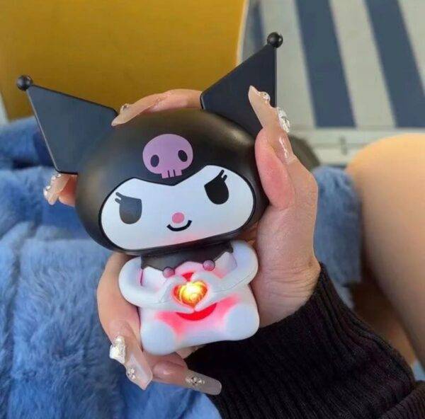 6862B6 - JUGUETE x "KUROMI" "I LOVE YOU" CON LUZ y MOVIMIENTO (1 PZA)