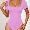 SEJ10855 - BODY CON MANGA CORTA PARA DAMA (1 PZA)