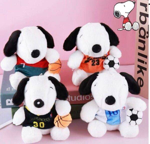 LU2478 - LLAVERO DE PELUCHE x "SNOOPY DEPORTISTA" (1 PZA)