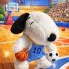 LU2478 - LLAVERO DE PELUCHE x "SNOOPY DEPORTISTA" (1 PZA)