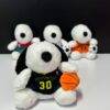 LU2478 - LLAVERO DE PELUCHE x "SNOOPY DEPORTISTA" (1 PZA)