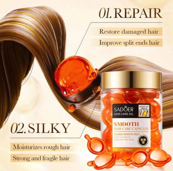 SD00539 - CAPSULAS PARA EL CABELLO x "SADOER" (1 PZA)