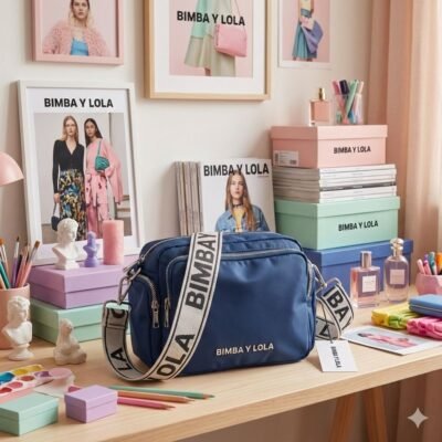 5210-1 - CROSSBODY x "BIMBA Y LOLA" CON 4 CIERRES (1 PZA)