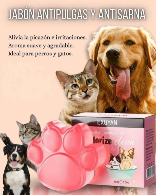 YWY71822 - JABON EN FORMA DE HUELLITA PARA MASCOTAS (1 PZA)