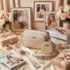 P29-2 - CROSSBODY CON DOBLE CIERRE Y MONEDERO x "GUESS" (1 PZA)