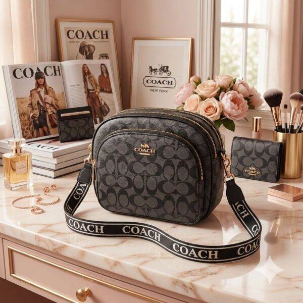 LL2656 - CROSSBODY CON 3 CIERRES x "COACH" (1 PZA)