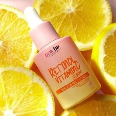 PKSK08 - SUERO DE RETINOL Y VITAMINA C x "PINK UP" "ORIGINAL" (1 PZA)